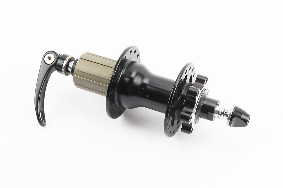 Втулка задняя MTB алюминиевая 14Gx32H под кассету 8-11зв, Disk-brake, 4 пром-подшипники 6001 2RS, крепл. эксцентрик, чёрная FB-A292В — изображение 2