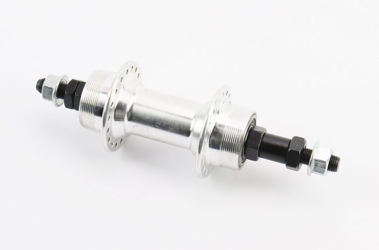 Втулка задня MTB алюмінієва 14Gx36H під вільнобіг, Disk-brake (різьба), 2 пром-підшипники 6200 2RS, кріпл. гайка, FB-A209B
