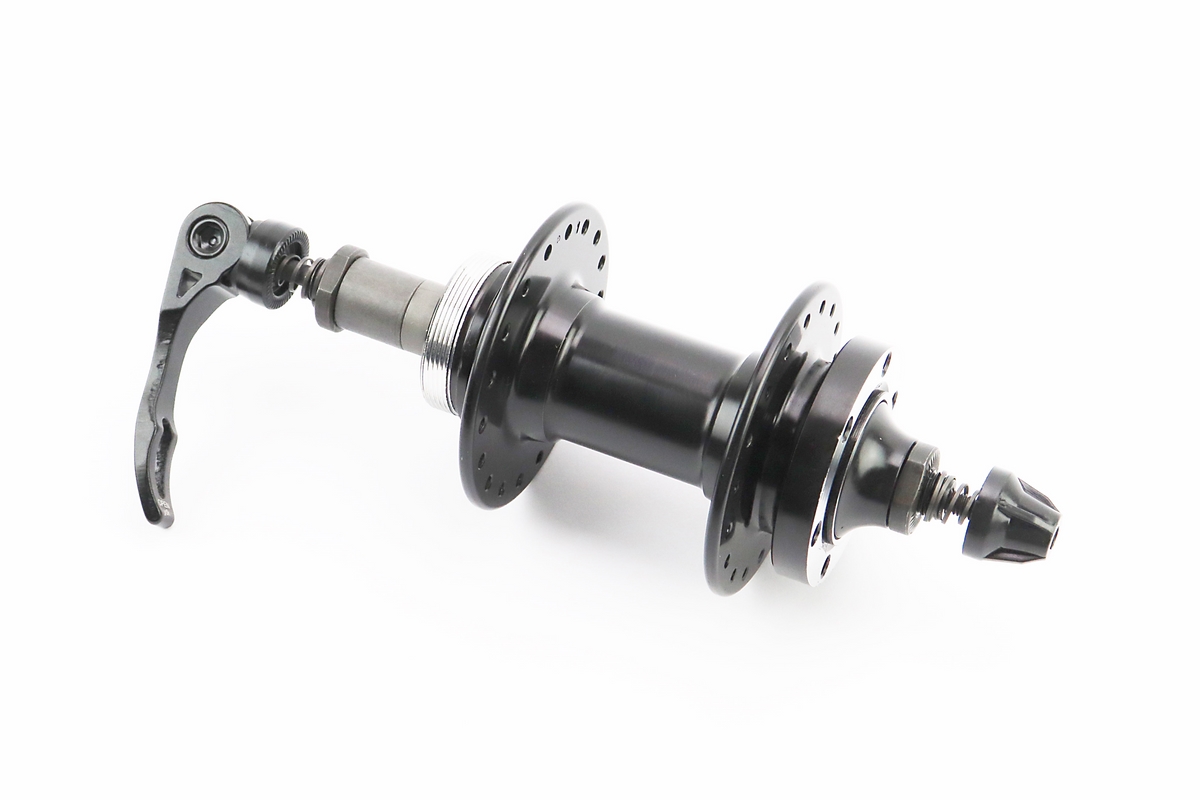 Втулка задня MTB алюмінієва 14Gx36H під вільнобіг, Disk-brake, 2 пром-підшипники 6000 2RS, кріпл. ексцентрик, чорна D242SBT - Зображення 2