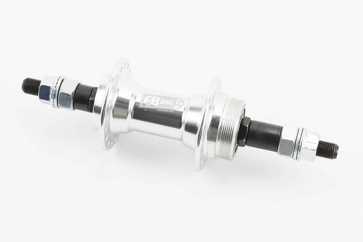 Втулка задняя MTB алюминиевая 14Gx36H под вольнобег, V-brake, 2 пром-подшипники 6200 2RS, крепл. гайка, FB-A201B