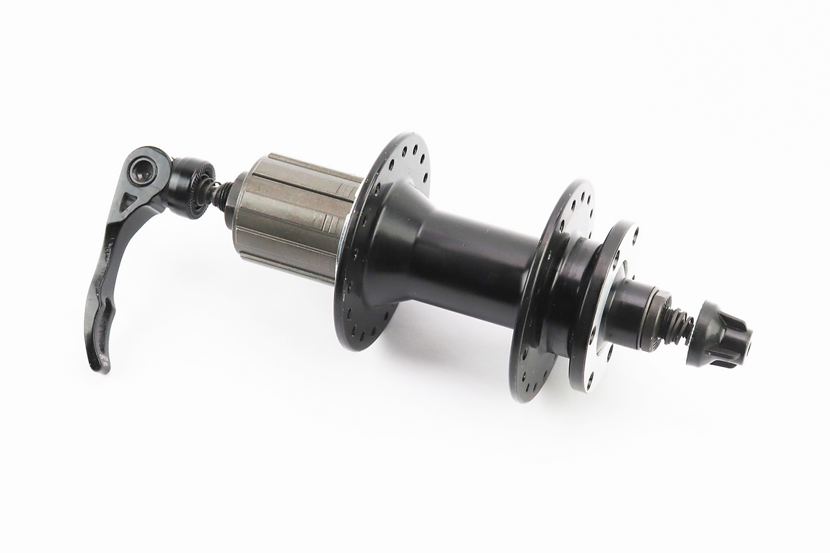 Втулка задняя MTB алюминиевая 14Gx36H под кассету 8-10зв, Disk-brake, 2 пром-подшипники 6000 2RS, крепл. эксцентрик, чёрная D762TSBT — изображение 2