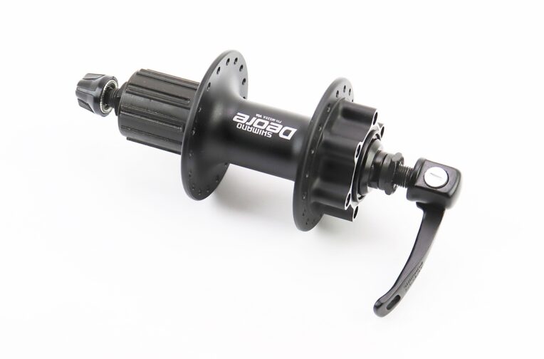 Втулка задня MTB алюмінієва 14Gx36H під касету 8-10зв, Disk-brake, кріпл. ексцентрик, чорна DEORE FH-M525A