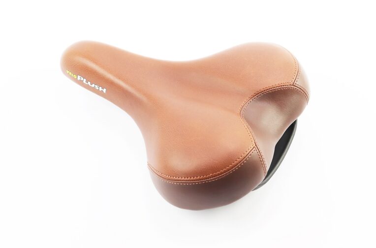 Сидіння MTB 270×200мм, коричневе PLUSH COMFORT VL-6221