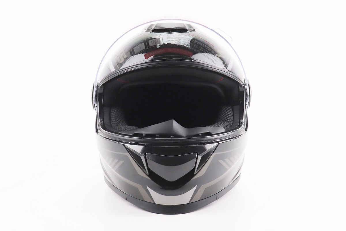 Шлем интеграл, закрытый BLD-М65 L (59-60см), ЧЕРНО-СЕРЫЙ — изображение 5
