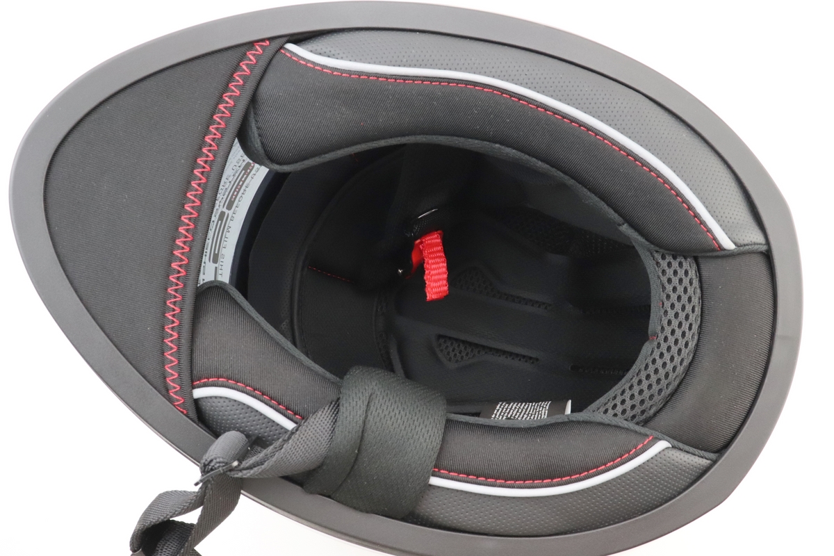 Шлем интеграл, закрытый (сертификация DOT)+откидные очки BLD-M67 М (57-58см), ЧЕРНЫЙ глянец — изображение 8