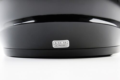 Шлем модуляр, закрытый с откидным подбородком+откидные очки BLD-159 S (55-56см), ЧЕРНЫЙ глянец — изображение 8