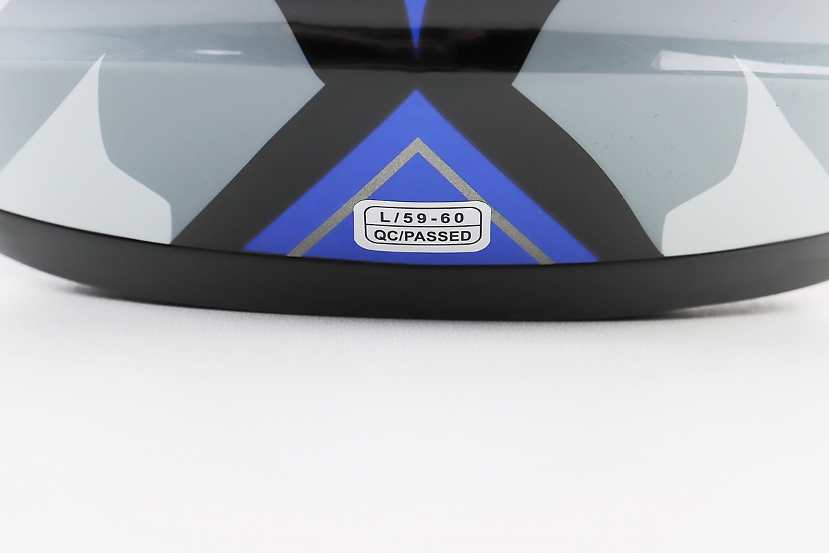 Шолом модуляр, закритий з відкидним підборіддям+відкидні окуляри BLD-159 L (59-60см), ЧОРНО-СИНІЙ - Зображення 8