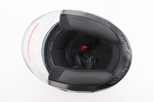 Шолом відкритий+відкидні окуляри BLD-708 S (55-56см), БІЛИЙ глянець - Зображення 7