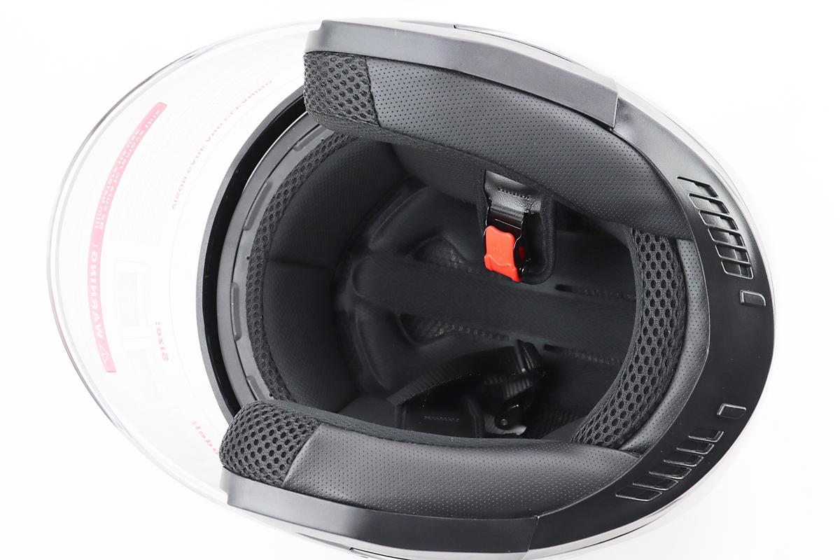 Шлем открытый+откидные очки BLD-708 М (57-58см), ЧЕРНЫЙ глянец — изображение 8