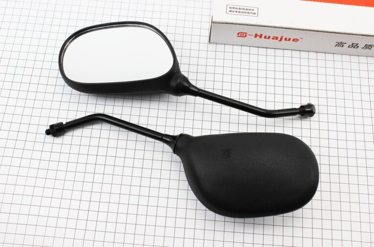 Зеркала к-кт YAMAHA- черные “капли”, м8 (ССС – знак качества), от 5шт -10%