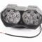 Фара подвійна додаткова світлодіодна вологозахисна - 18 LED, (146*62mm) з кріпленням, тип 2