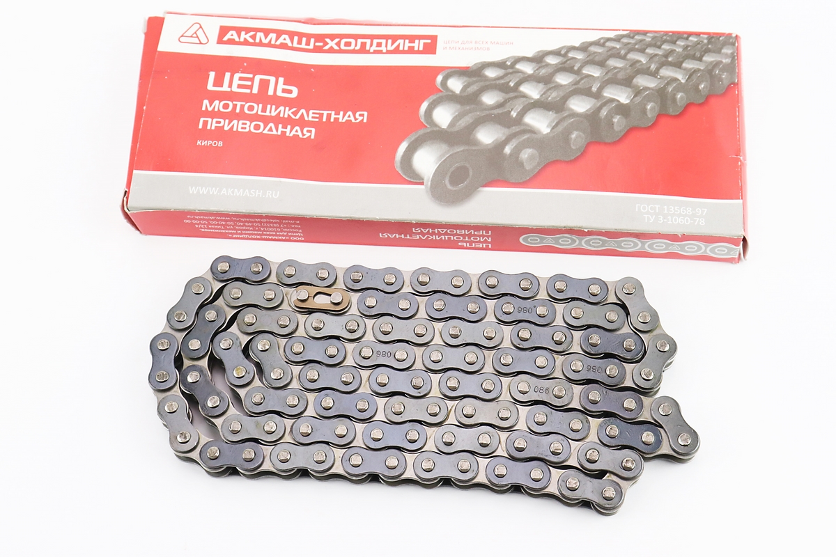 Цепь привода колеса ПР-12,7-18,2-1*112L по ГОСТу 13568-97