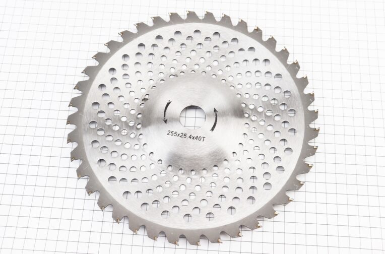 Нож 40Тх255mm победитовые зубья, “тарелка”, Тип 2