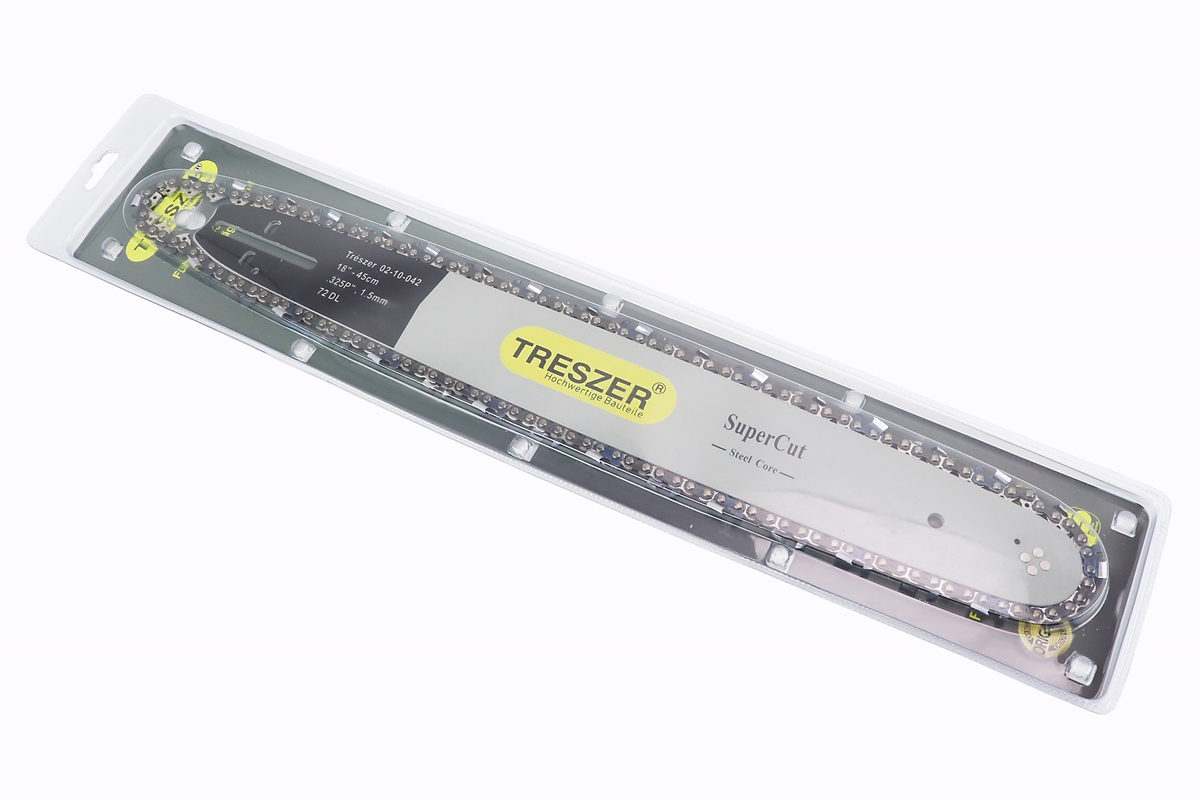 Шина 18"-1,5mm 325 72зв L-52см + цепь 325-1,5mm-72зв. квад. зуб, на блистере