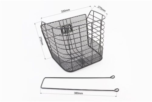 Корзина багажная передняя 26", чёрная JL-CK055 (возможны царапины, сколы, дефекты покраски) — изображение 2