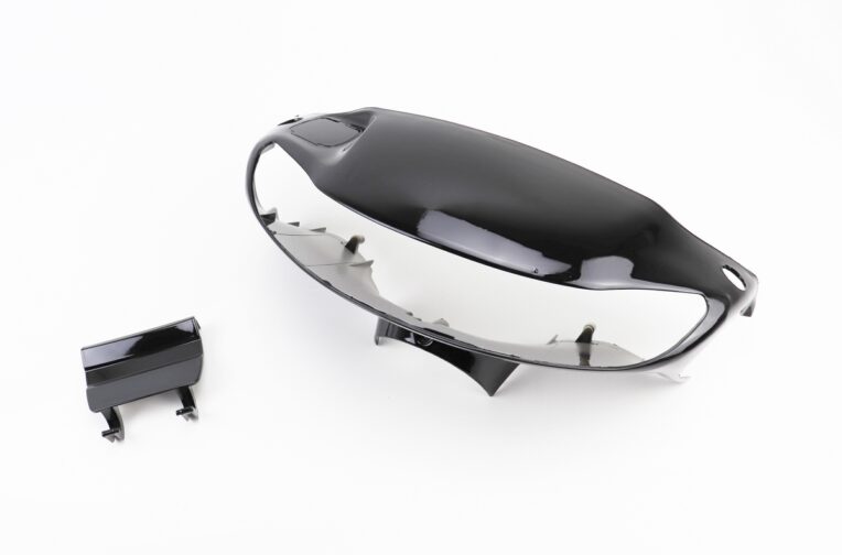 Honda DIO AF-34 пластик – к-кт фарбований 5 деталей (голова під диск. гальмо з кришкою лючка), ЧОРНИЙ