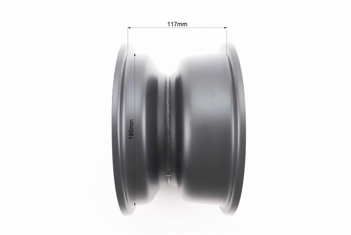 Диск сталевий 8*5 d=55; 3відп.*78mm, чорний - Зображення 4