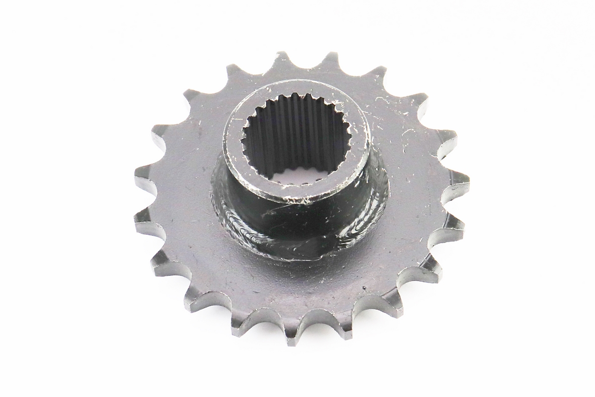 Звезда приводная задняя шлицевая 428-19T (втулка d=25mm, L=32mm)