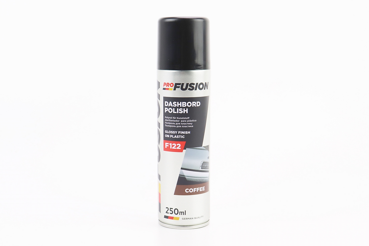 Поліроль для пластика з ароматизатором (кава) "DASHBOARD POLISH", Аерозоль 250ml