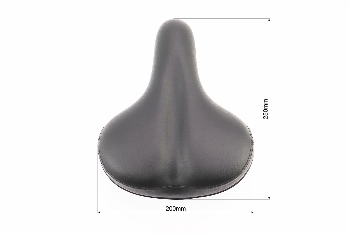 Сидіння ХВЗ 250x200мм, чорне N668 - Зображення 3