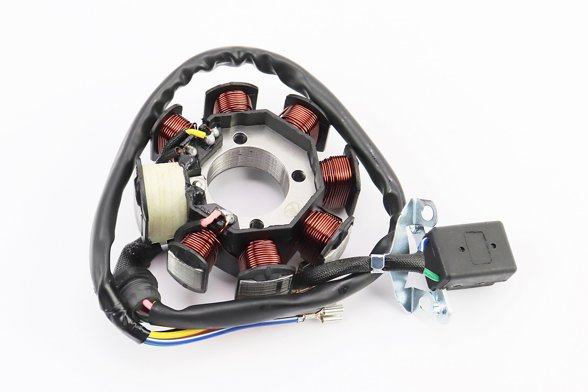Статор магнето (генератора) CG 200 (8 катушек “5 проводов”), (d=88,5мм) — изображение 2