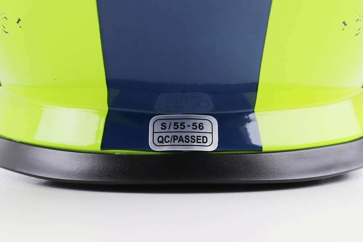 Шлем кроссовый/эндуро/АТV со стеклом BLD-819-7 S (55-56см), ЧЕРНЫЙ/ЖЕЛТО-ОРАНЖЕВЫЙ — изображение 7