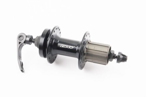 Втулка задня MTB алюмінієва 14Gx36H під касету 8-10зв, Disk-brake, кріпл. ексцентрик, чорна MS37R