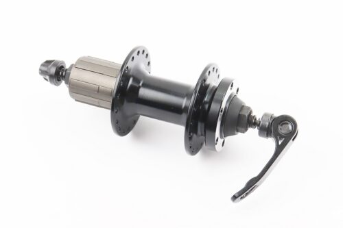 Втулка задня MTB алюмінієва 14Gx36H під касету 8-10зв, Disk-brake, кріпл. ексцентрик, чорна MS37R - Зображення 2