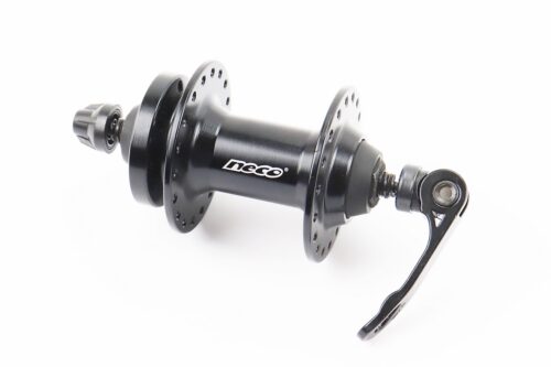 Втулка передняя MTB алюминиевая 14Gx36H, Disk-brake, крепл. эксцентрик, чёрная MS37F