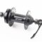 Втулка передняя MTB алюминиевая 14Gx36H, Disk-brake, крепл. эксцентрик, чёрная MS37F