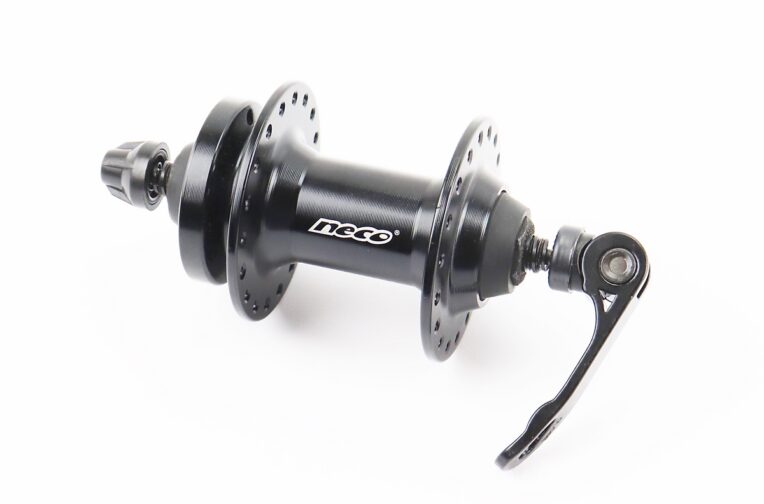 Втулка передняя MTB алюминиевая 14Gx36H, Disk-brake, крепл. эксцентрик, чёрная MS37F