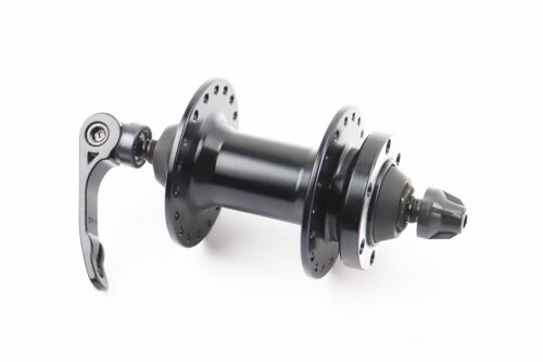 Втулка передняя MTB алюминиевая 14Gx36H, Disk-brake, крепл. эксцентрик, чёрная MS37F — изображение 2