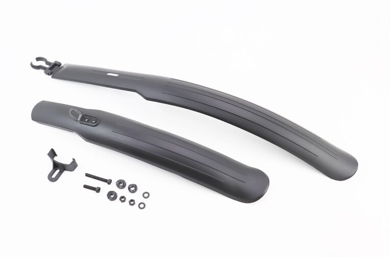 Крылья пластмассовые 26″ MTB длинные, чёрные