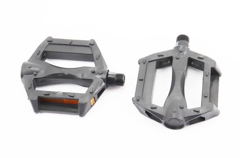 Педалі BMX 9/16″ ((90x75x20mm) пластикові, чорні (без підшипників)