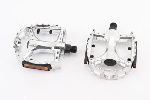 Педали MTB широкие 9/16" (100х95х30мм) алюминиевые, серый