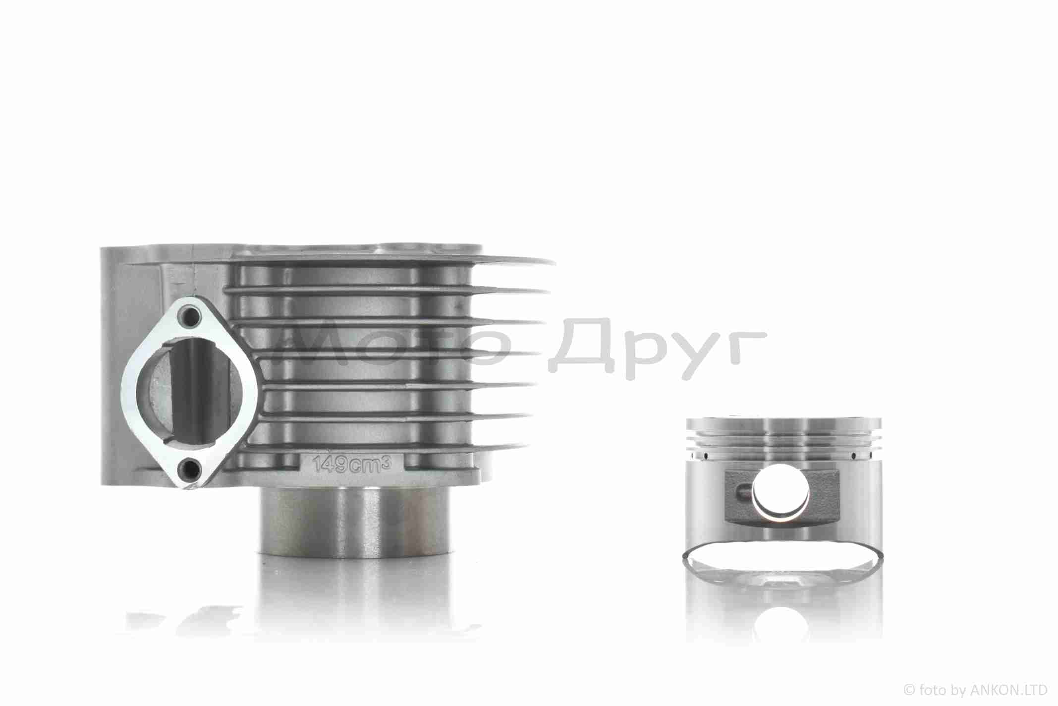 Поршневая группа (ЦПГ) GY6 150 D57.4 — изображение 2
