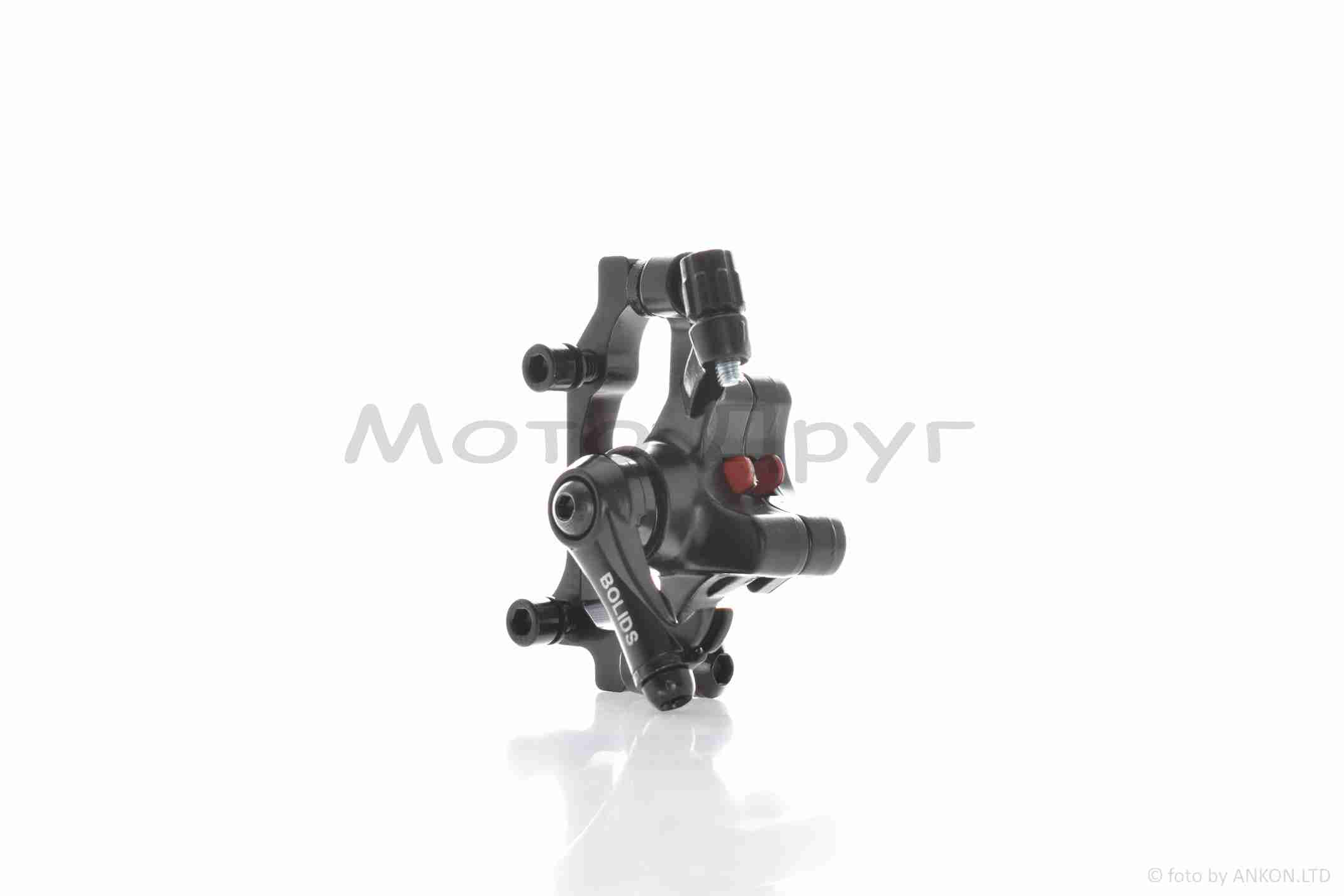 Супорт гальмівний вело під трос, з адаптером, F180/R160 "BOLIDS" #DS-006 - Зображення 2