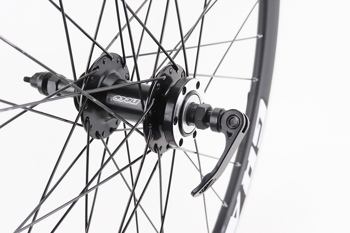 Колесо 27,5" заднее Disk-brake, обод "капля" и втулка 14Gx36H алюминиевые NECO MS31R, под вольнобег, крепл. эксцентрик, "GRAVITY" — изображение 4