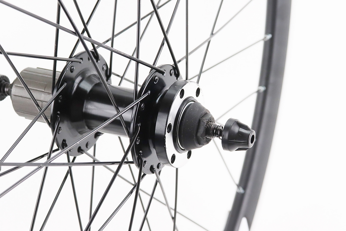 Колесо 27,5" заднее Disk-brake, обод "капля" и втулка 14Gx36H алюминиевые NECO MS37R, под кассету 8-9зв, крепл. эксцентрик, "GRAVITY" — изображение 3