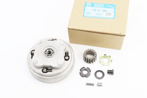 Сцепление двухдисковое в сборе (корзина) Delta 70/110cc "механика" + 7 деталей