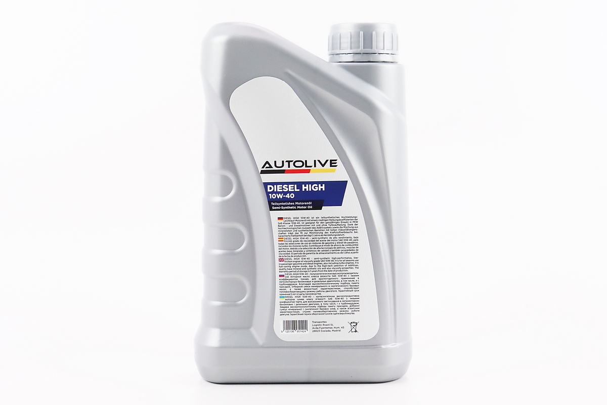 Масло 4T 10W-40 - полусинтетическое универсальное "DIESEL HIGH", 1L — изображение 2