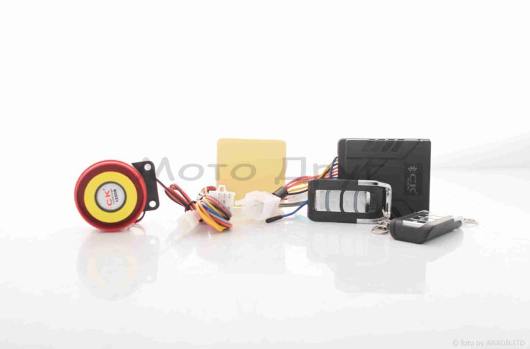 Сигналізація два брелоки, дистанційний пуск, Bluetooth керування #MTC-HJ-1207