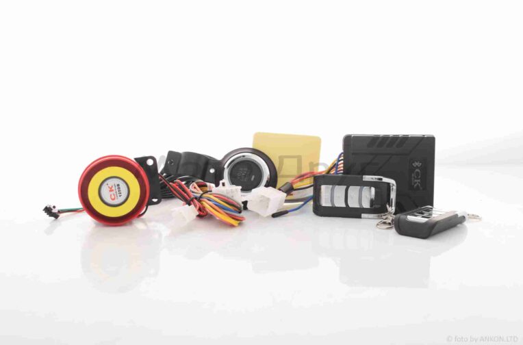Сигналізація два брелоки, дистанційний пуск, Bluetooth керування #MTC-HJ-1208