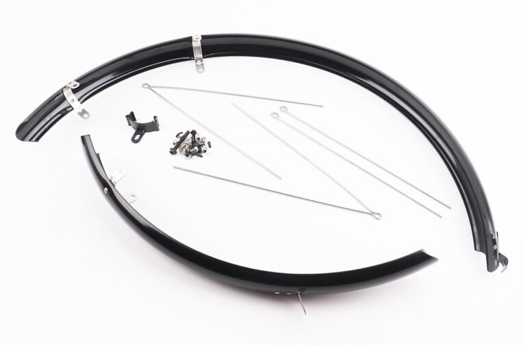 Крила пластмасові 26″ MTB довгі, чорні