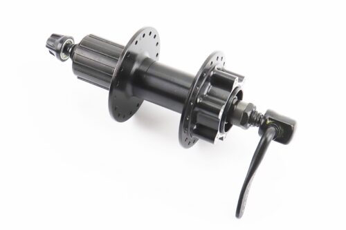 Втулка задняя MTB алюминиевая 14Gx36H под кассету 8-10зв, Disk-brake, крепл. эксцентрик, чёрная FH-TX506 — изображение 2