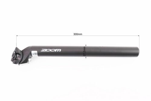 Труба сидіння MTB 27,2x300мм, алюмінієва, чорна - Зображення 3