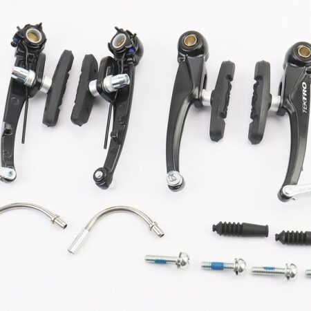 Тормоз V-brake 110мм (2 колеса), алюминиевый, чёрный С-310
