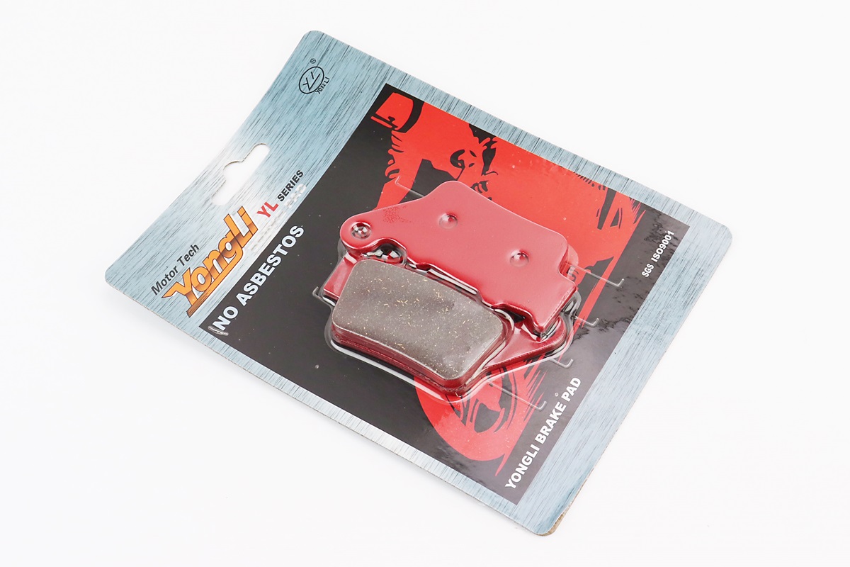 Гальмівні колодки (дискові) PULSAR NS-200; RS200; Dominar 220, "DK151085", червоні