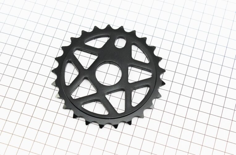 Зірка передня BMX 25Т 1/2″x1/8″, алюмінієва, чорна KL-C215