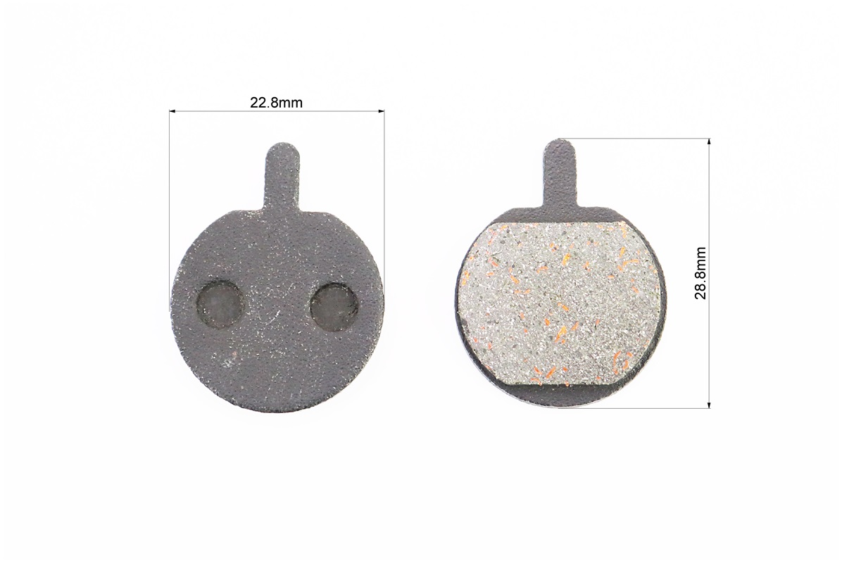 Гальмівні колодки Disk-brake (Hayes MX2,3, Sole, Artec ADC-01, JAK-5, Bolids Boli-BB2), чорні YL-1025 - Зображення 2